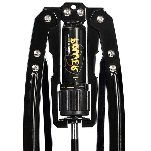 Adjustable Hydraulic Chest Exerciser with 20 Resistance Levels and Textured Grip Handles