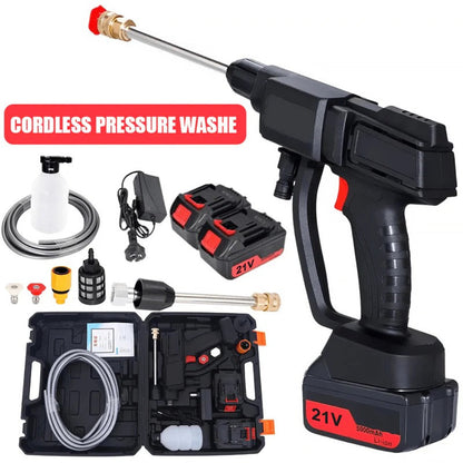 Pressure Washer - Portable, Cordless with Rechargeable Batteries and 12000 RPM Motor