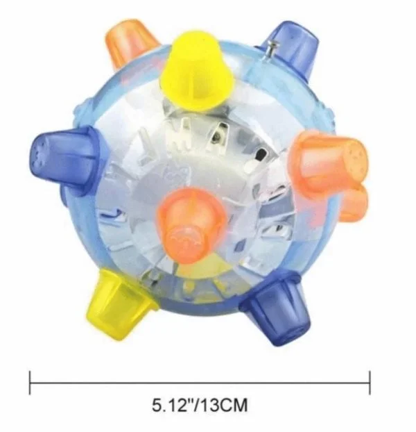 Interactive Bouncing Ball for Dogs with LED Lights and Touch Activation