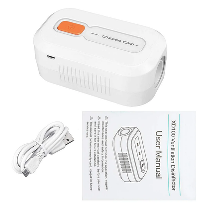 Waterless Sleep Equipment Sanitizer with Activated Oxygen and Automatic 30-Minute Cycle