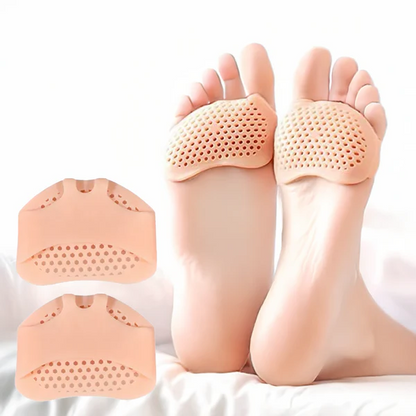 Gel Metatarsal Pads with Ventilation Pores and Non-Adhesive Design, Washable