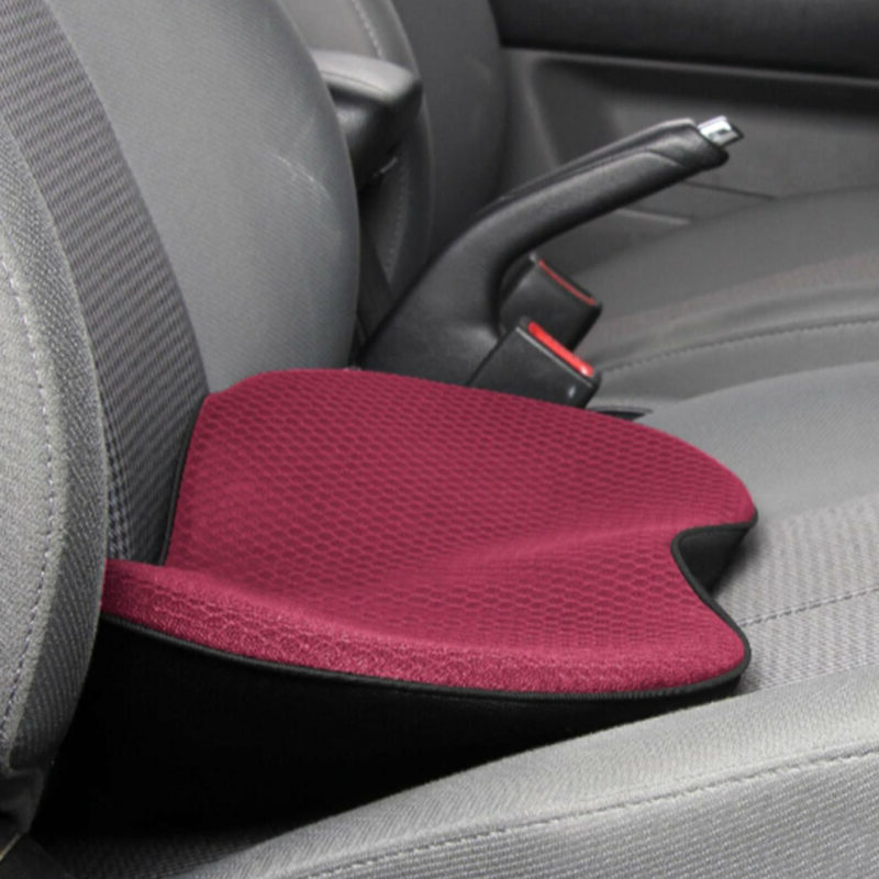 Memory Foam Car Seat Cushion with 3.5 Inch Height Boost and Breathable Cover