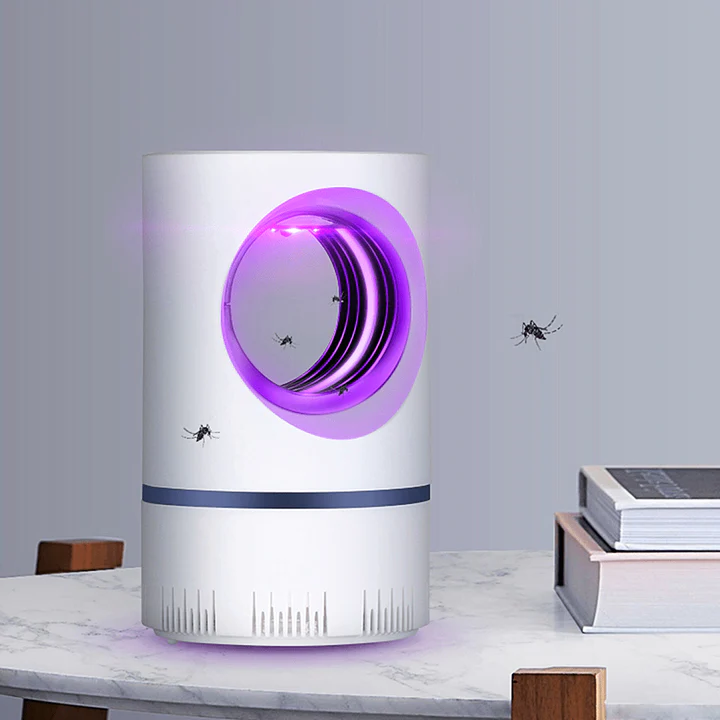 Chemical Free Mosquito Trap with Silent Operation and Light Attraction, 200 Sq Ft Coverage