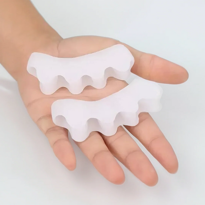 Silicone Toe Separator with Medical Grade Gel and Bunion Relief