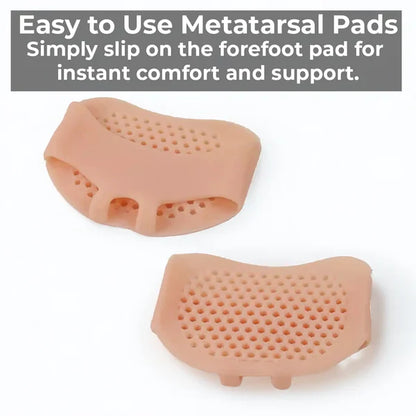 Gel Metatarsal Pads with Ventilation Pores and Non-Adhesive Design, Washable
