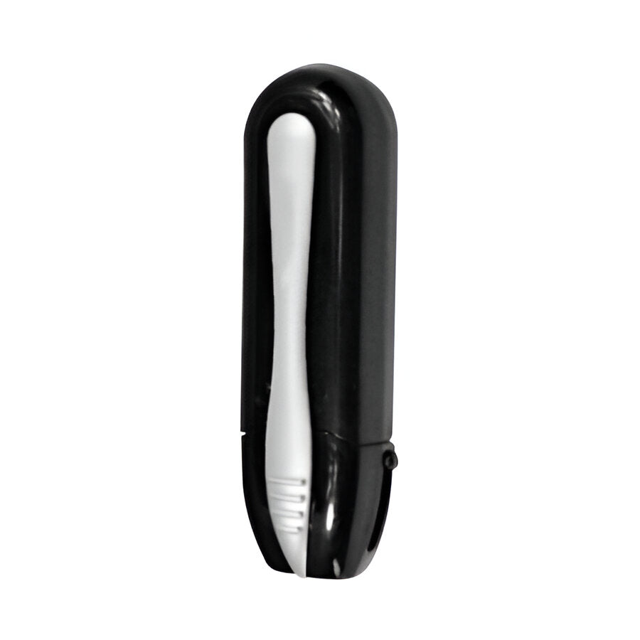 Eyeglass Cleaner with Retractable Brush and Carbon Pads, Pocket Sized
