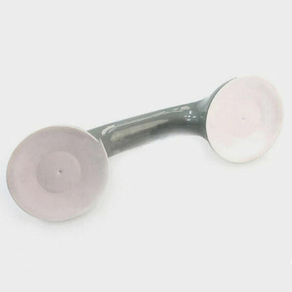 Suction Cup Grab Bar with Dual Pressure Locks and Textured Handle, 300lb Capacity