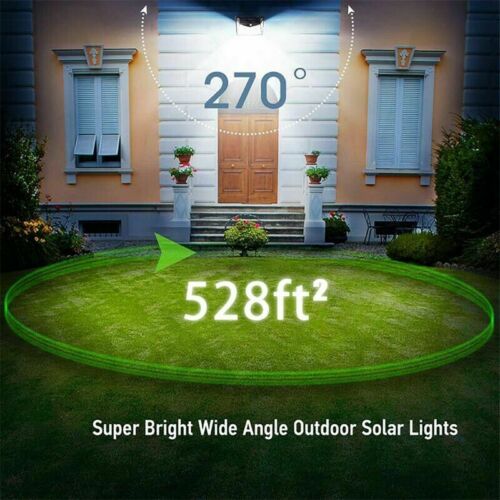 Solar Motion Sensor Light with 208 LED and 800 Lumens, Waterproof Outdoor